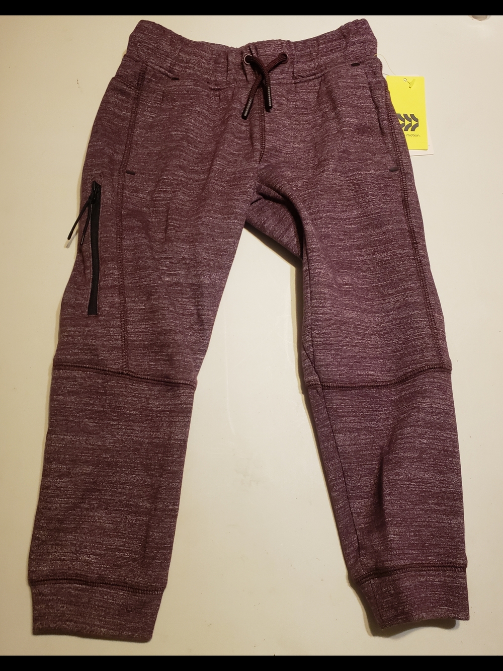 all in motion Kids Burgundy Heather Jogger Sweatpants